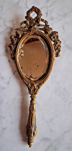 Miroir biseauté face main - biseauté,