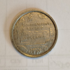 Pièce de 1 franc 1949 Océanie