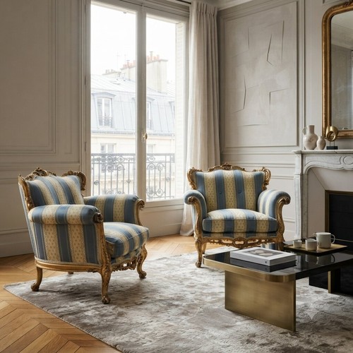 Fauteuils anciens style - anciens,