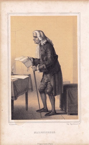Lithographie lamoignon - lamoignon, de