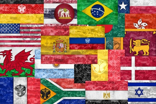Tomorrowland worldwide flag - tomorrowland,