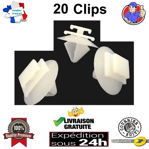20x clips fixation garniture - clips,