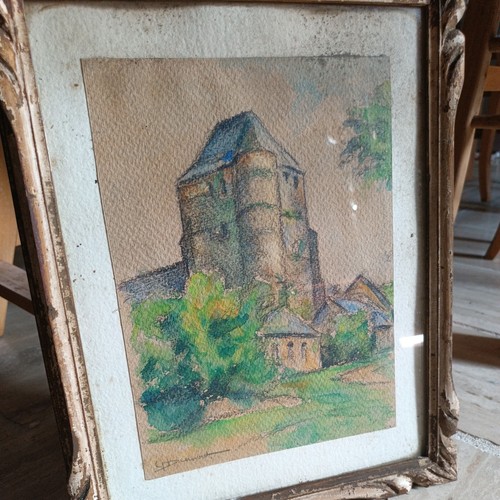 Représentation pastel - représentation, en
