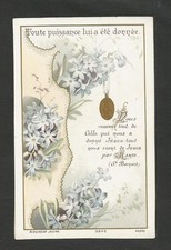 PIOUS IMAGE Bouasse jCACHET SAINT ROMAIN JONZIEUX 1899 ALL POWER