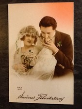 CP ORANGE CONGRATULATIONS COUPLE BRIDES FLOWERS HAND FUCK - WEDDING - 39275