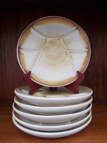 Assiettes gres fondue - 6,