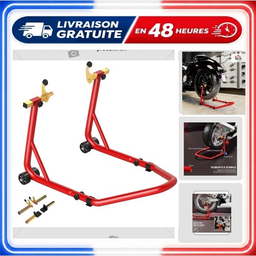 Lève moto arrière - homcom, 544