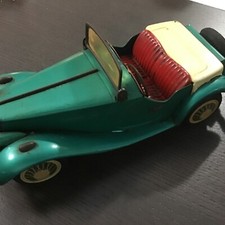 Japan 1953 MG-TD Bandai Tinplate Friction Car 