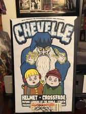 Chevelle 2005 Poster With Signed Ticket Stub