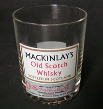MACKINLAY'S old SCOTCH WHISKIES WHISKY GLASS