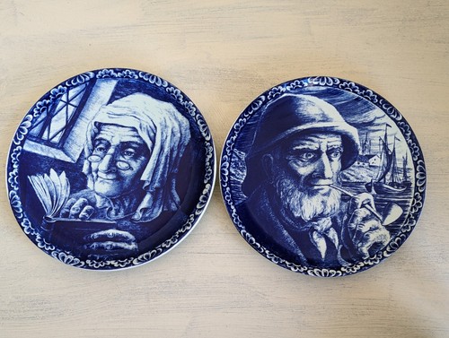 Paire assiettes boch la - d'assiettes,