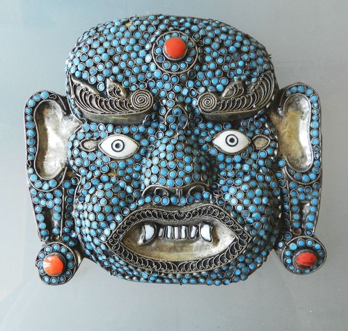 Ancien masque tibet - ancien,