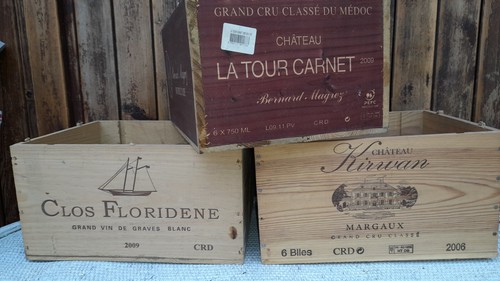 Caisses vin vides pour - vin,