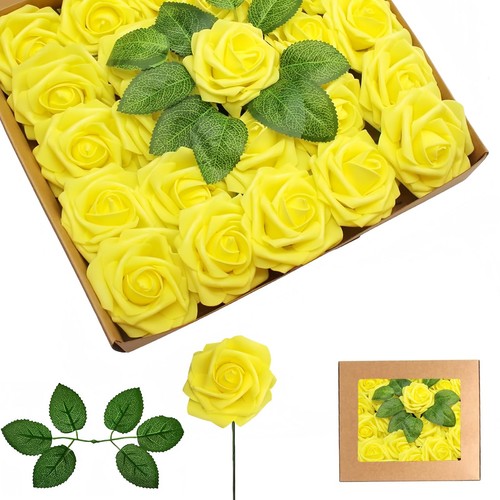 25pcs roses artificielles - 25pcs,