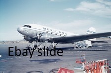 Orig 1959 35mm Kodachrome slide - Mexicana DC-3 XA-HUS at Guadalajara Airport