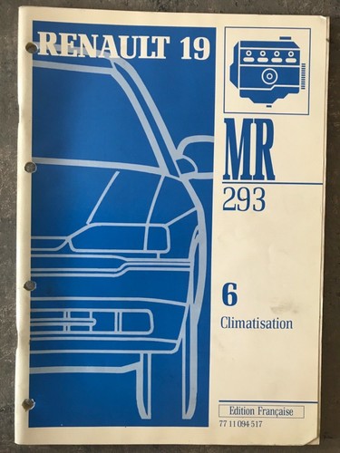 Manuel réparation 293 - réparation, mr.293