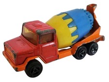 Majorette Camion Toupie Magirus Béton Vintage - Made in France - Bétonnière