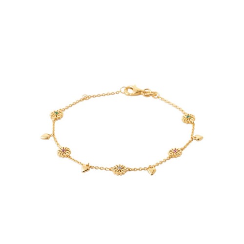 Bracelet pendant coeurs - , et