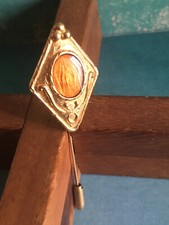 Vintage Broche Epingle Dorée