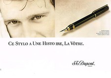 1989 ADVERTISING DUPONT Fountain Pen (2 pages)
