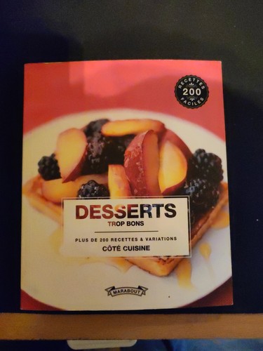 Livre recettes desserts - livre,