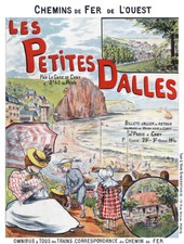 Affiche chemin de fer Ouest -