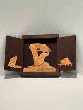 Triptyque bois vintage