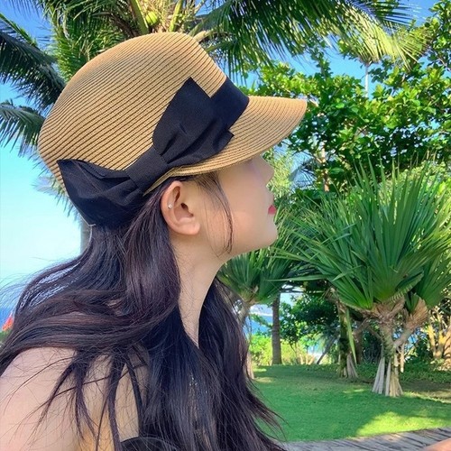 Chapeau femme paille - ,