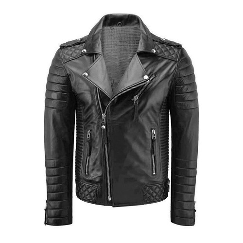 Veste cuir véritable - veste, de