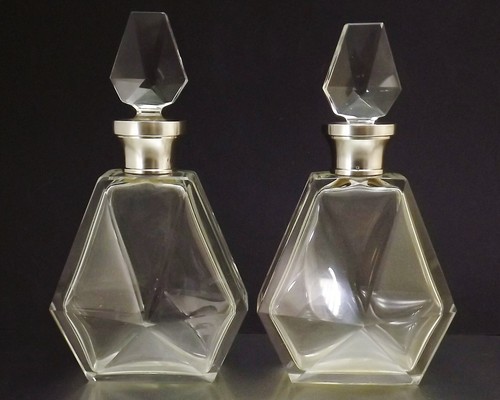 Christofle paire flacons - christofle,