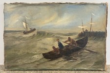 Ancienne huile sur toile