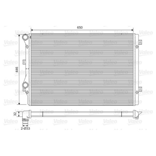 Valeo radiateur eau pour - valeo,