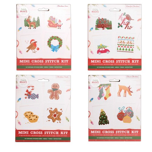 Kit broderie croisée mini - broderie,