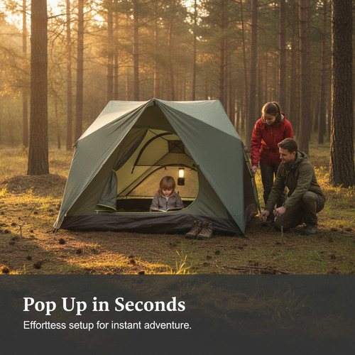 Tente camping automatique - tente, de