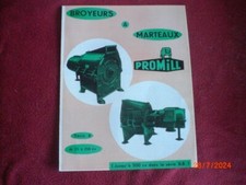 BROCHURE     PUBLICITAIRE   BROYEURS  A  MARTEAUX  PROMILL SERIE   A