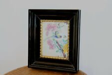  tableau Helca martelé à la main émaux d'art , Japonisant, oiseau sur sa branche