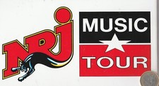 Autocollant. Radio. NRJ. Music Tour