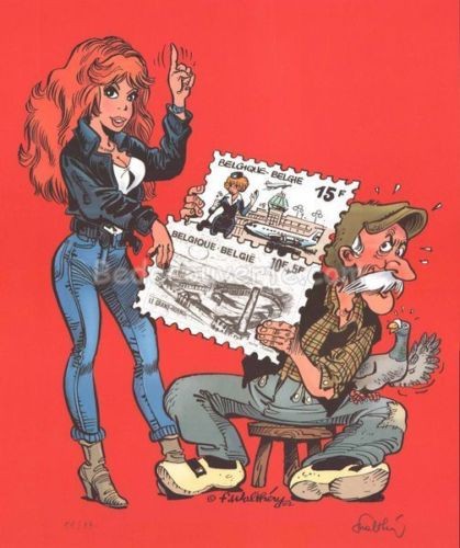Affiche walthery poster - affiche, bd