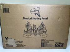 Disney 10" LED Pre-Lit Musical & Animated Skating Pond Fully Functional