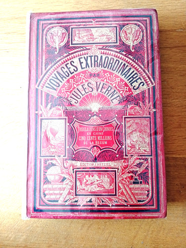 Cartonnage jules verne hetzel - jules,