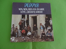 pochette de 45 T POPPYS - non, non, rien n'a changé/love, lioubov, amour