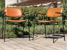 Paire de Fauteuils en métal