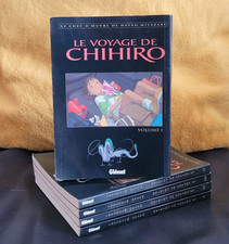 Lot 5 Manga  Le Voyage de Chihiro   tome 1 2 3 4 5  Glénat 2002  Série complète