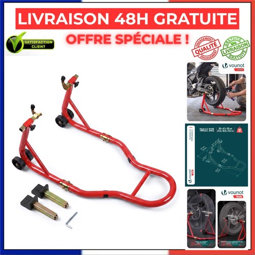 Vounot béquille moto - vounot, roue