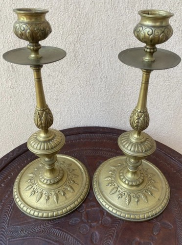Bougeoirs époque napoleon - bougeoirs,