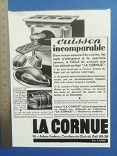 OLD ADVERT CLIPPING PUB - OVENS LA HORNUE - Illustration 1934