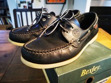 Chaussure bateau BEXLEY TRAWLER taille 41 bleu marine semelle beige clair