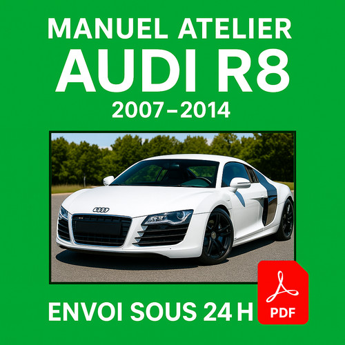 Manuel atelier audi - audi, r8