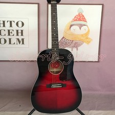 J45 Slash Acoustic Electric Guitar Vermillion Burst Rosewood Fretboard BIG w/EQ