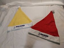 Ricard rare collection  lot bonnet de noel. (pichet,verre,bouteillle...)